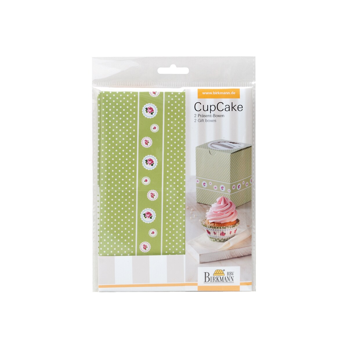 Pudełka prezentowe COTTAGE GARDEN na 1 cupcake - 2 szt. / Birkmann