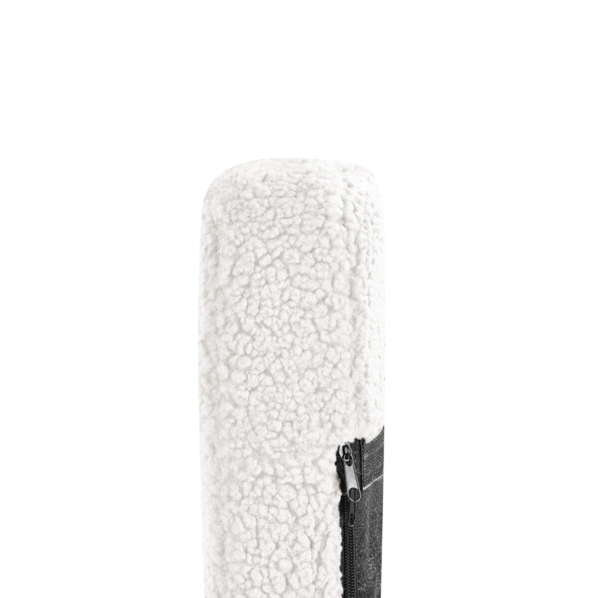 Fotel bujany LUOMA Boucle Złamana biel