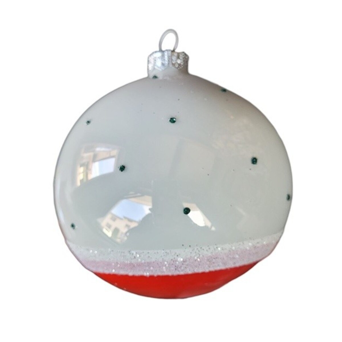 Bombka szklana 4 szt. Ø 10 cm BAMBINI