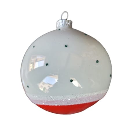 Bombka szklana 4 szt. Ø 10 cm BAMBINI