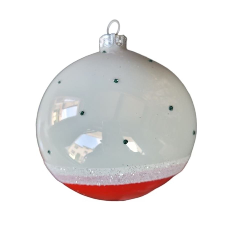 Bombka szklana 4 szt. Ø 10 cm BAMBINI