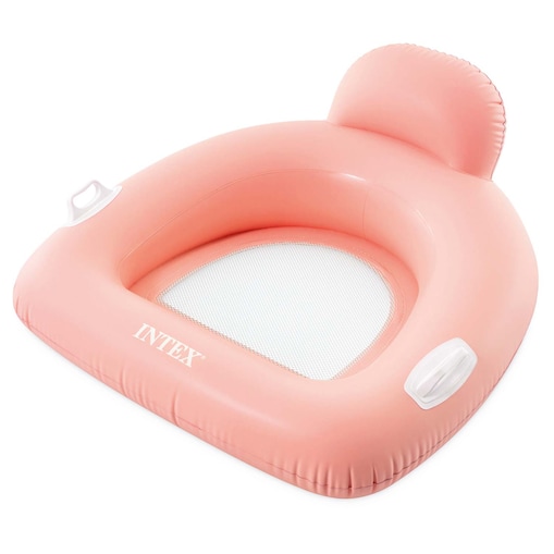 Fotel materac dmuchany Intex 56801 do pływania różowy Lounge plażowy