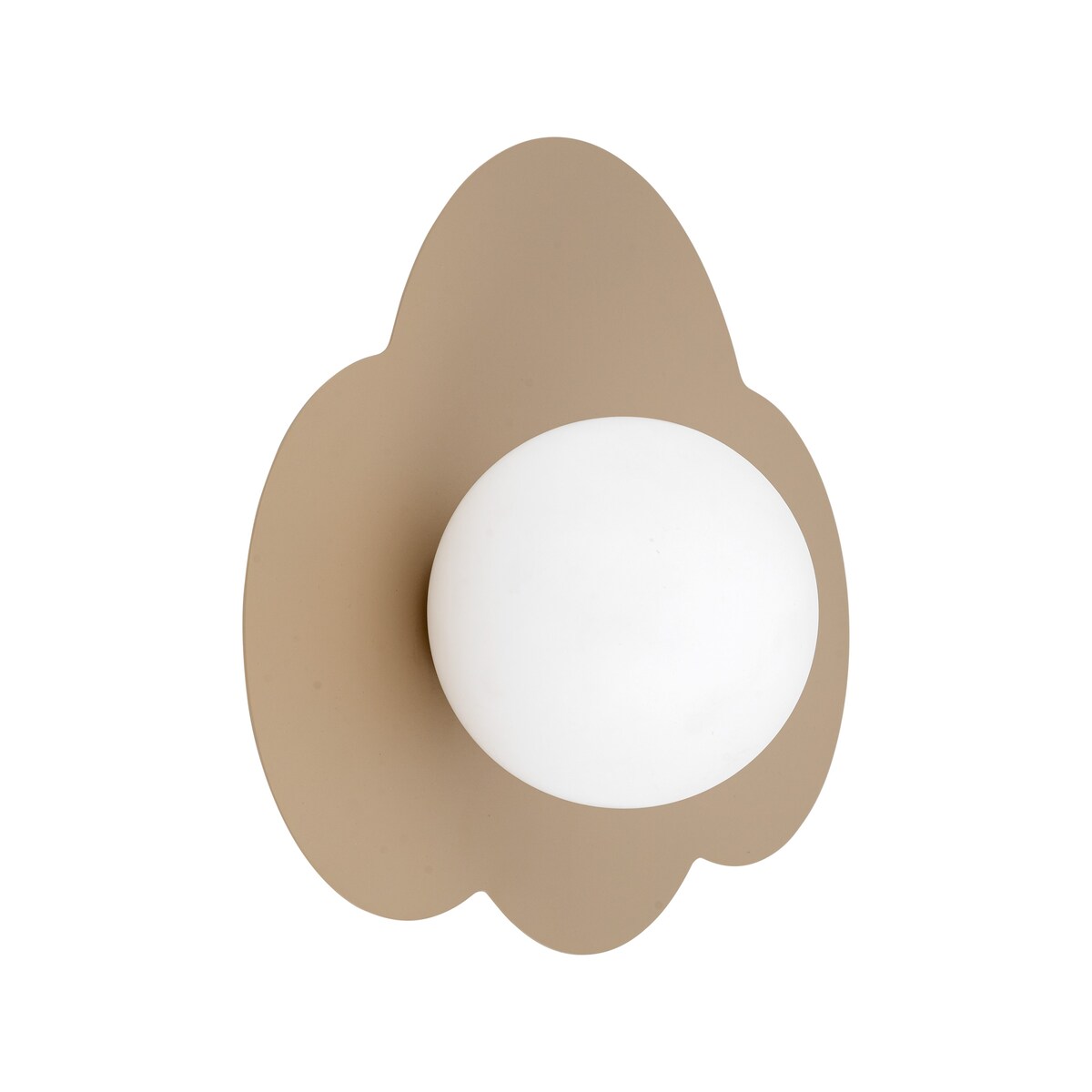Lampa sufitowo-ścienna TK Lighting CLOUD NEW SABIA beżowo-biała 1xG9 nowoczesna do salonu sypialni i pokoju dziecięcego