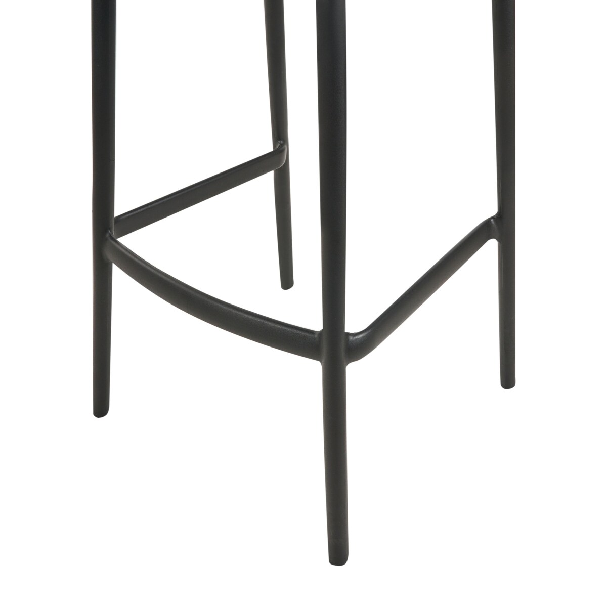 Zestaw 2 krzeseł ogrodowych GUBBIO Czarny