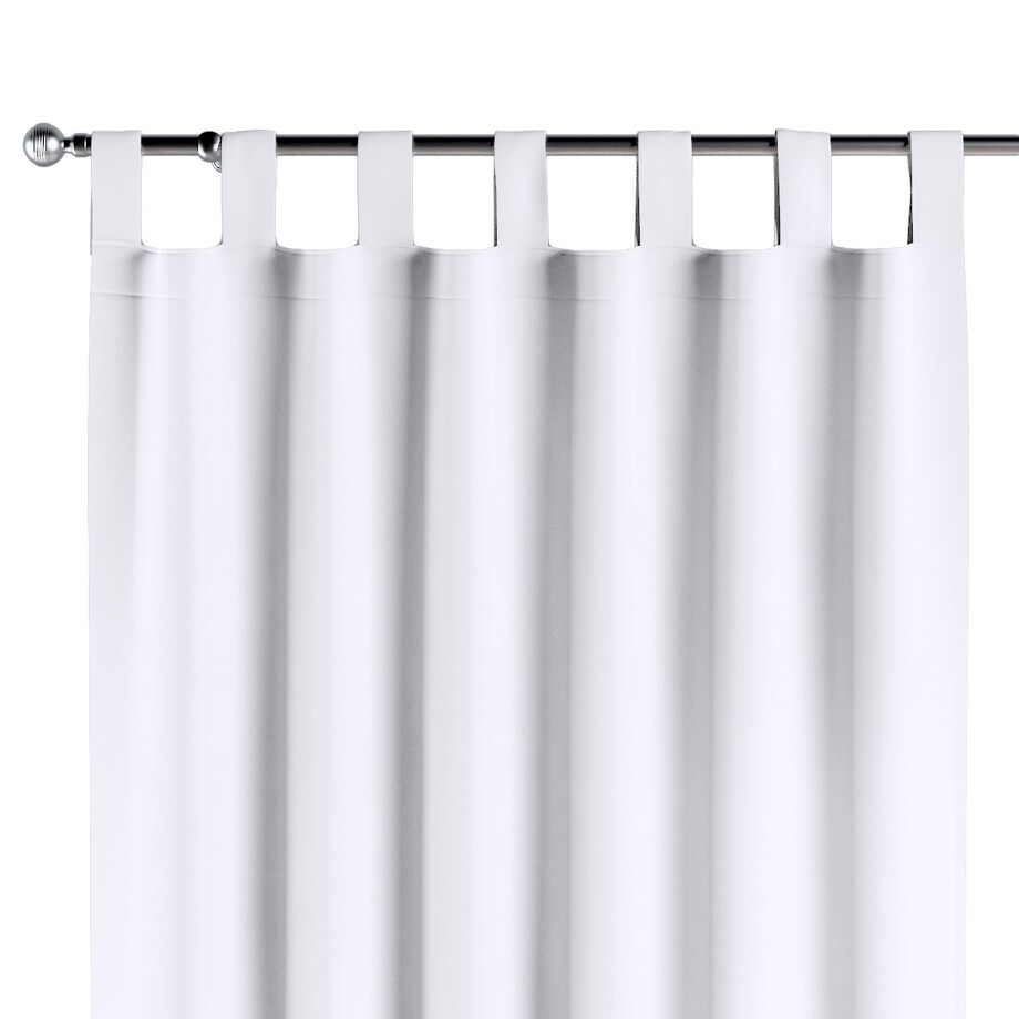 Zasłona na szelkach 1 szt. 130x245 śnieżnobiały