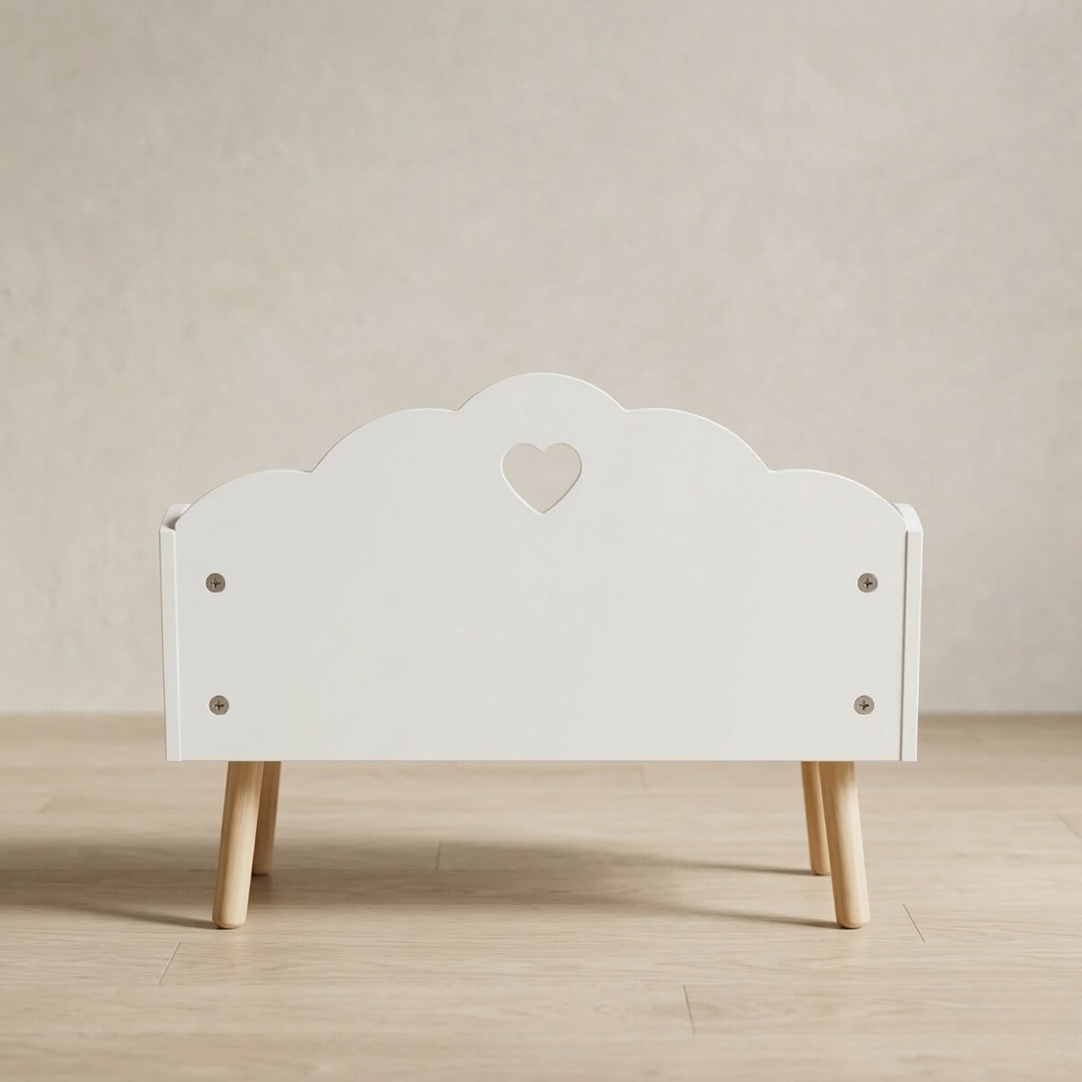 Skrzynia na zabawki z motywem chmurki NUVU, 55 x 45 x 28 cm