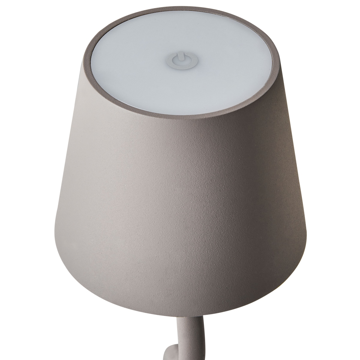 Bezprzewodowa lampa stołowa LED VOUGA Ze ściemniaczem Metal Beżowy