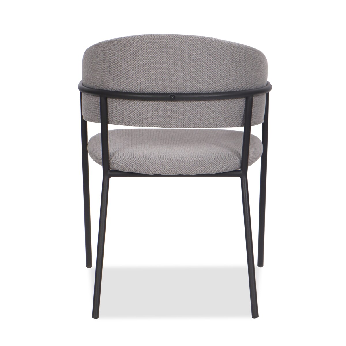 Krzesło tapicerowane glamour szenilowe OVO szare