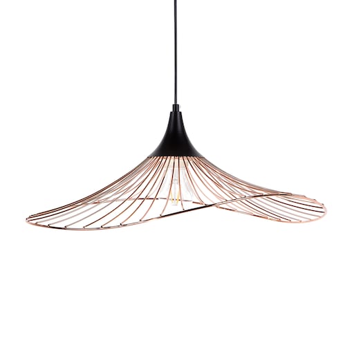 Lampa wisząca MAZARO Metal Miedziany