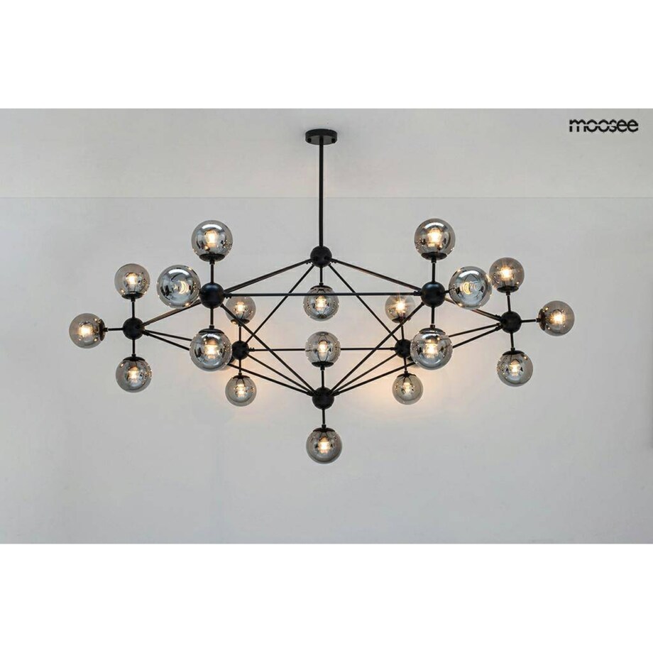 Wisząca lampa Astrifero MSE010100218 molekuły czarna