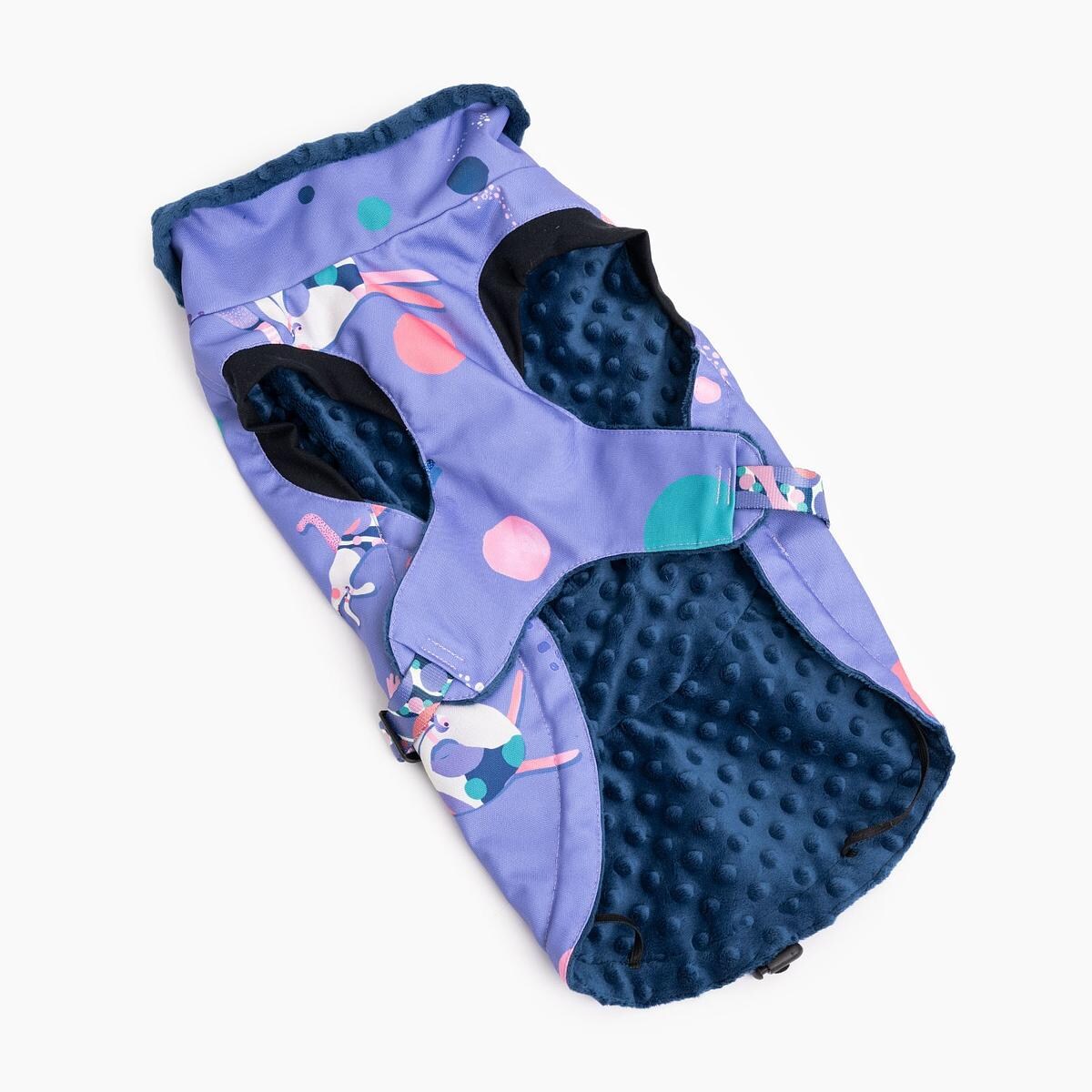 Kurtka dla psa "Pies z głową w dół" - Rozmiar: XXS