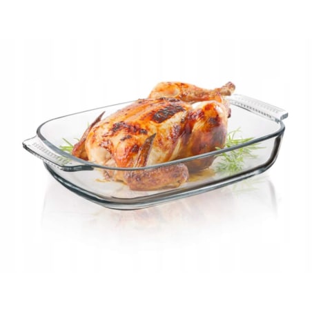 SZKLANE NACZYNIE DO PIECZENIA ŻAROODPORNE 2 L zapiekanki makaron jedzenie