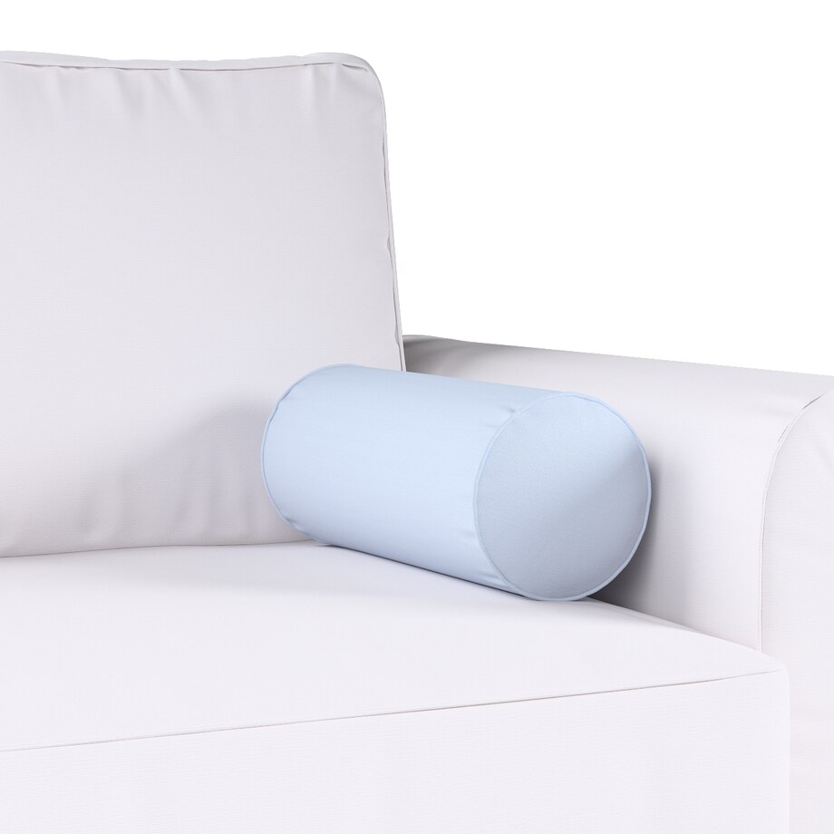 Poduszka wałek prosty, pastelowy niebieski, Ø16 x 40 cm, Loneta