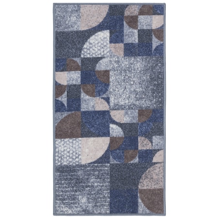 Chodnik Antypoślizgowy Vita 80x150 cm Abstrakcja Szary