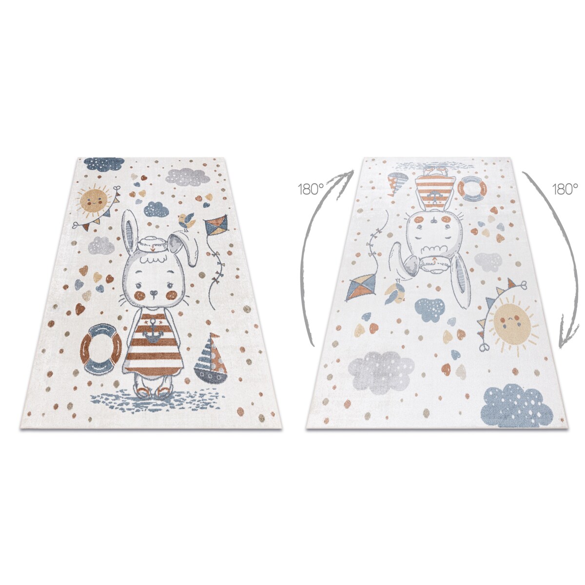 Dywan BONO 8441 Królik króliczek marynarz 160x220 cm