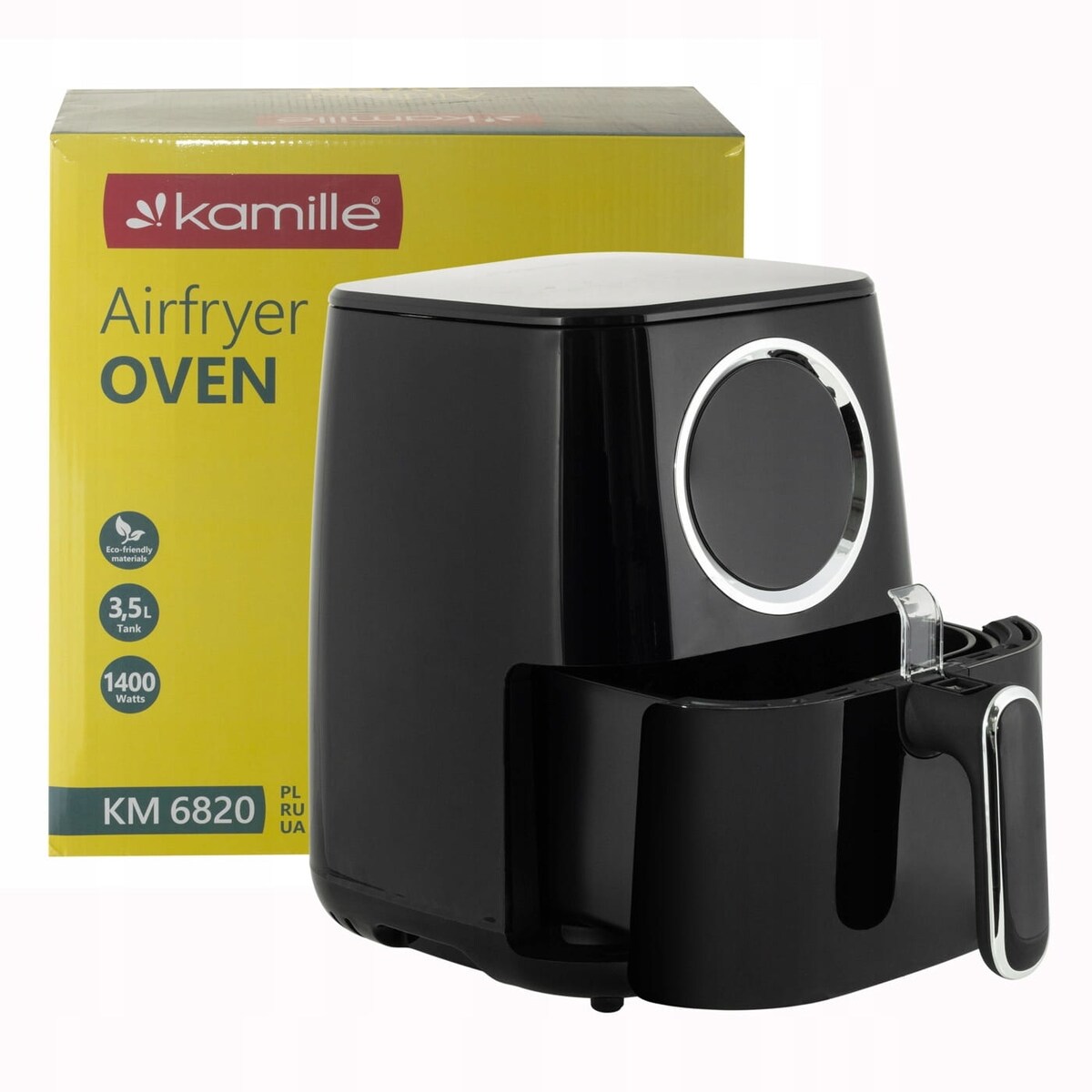 Frytkownica AIR FRYER frytownica beztłuszczowa z panelem LED 3.5L KAMILLE