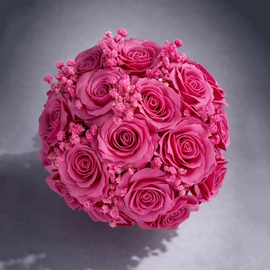 Flower box, bukiet zapachowych kwiatów mydlanych w pudełku 20szt. BUK29