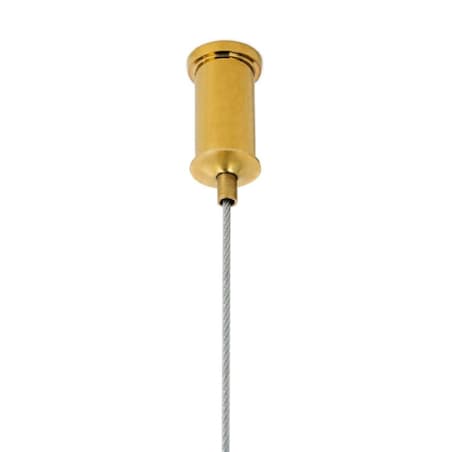 Złota lampa wisząca Ring okrągła LED 38W 3000K nad stół