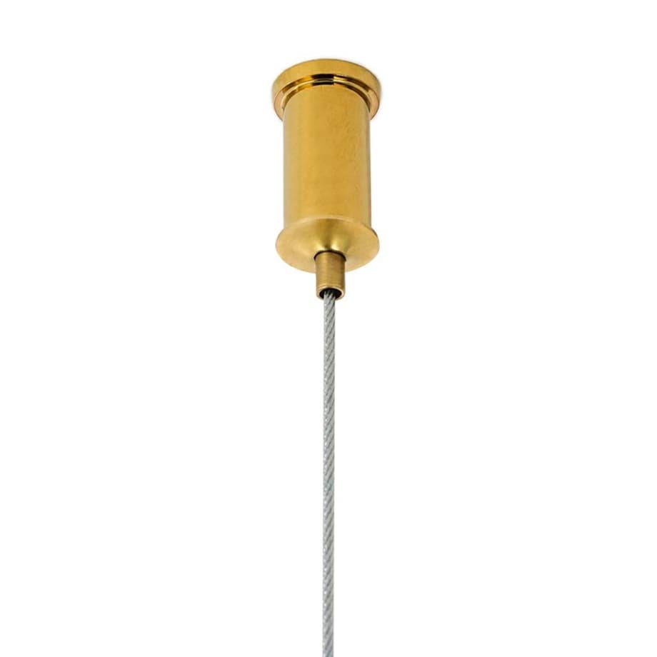 Złota lampa wisząca Ring okrągła LED 38W 3000K nad stół
