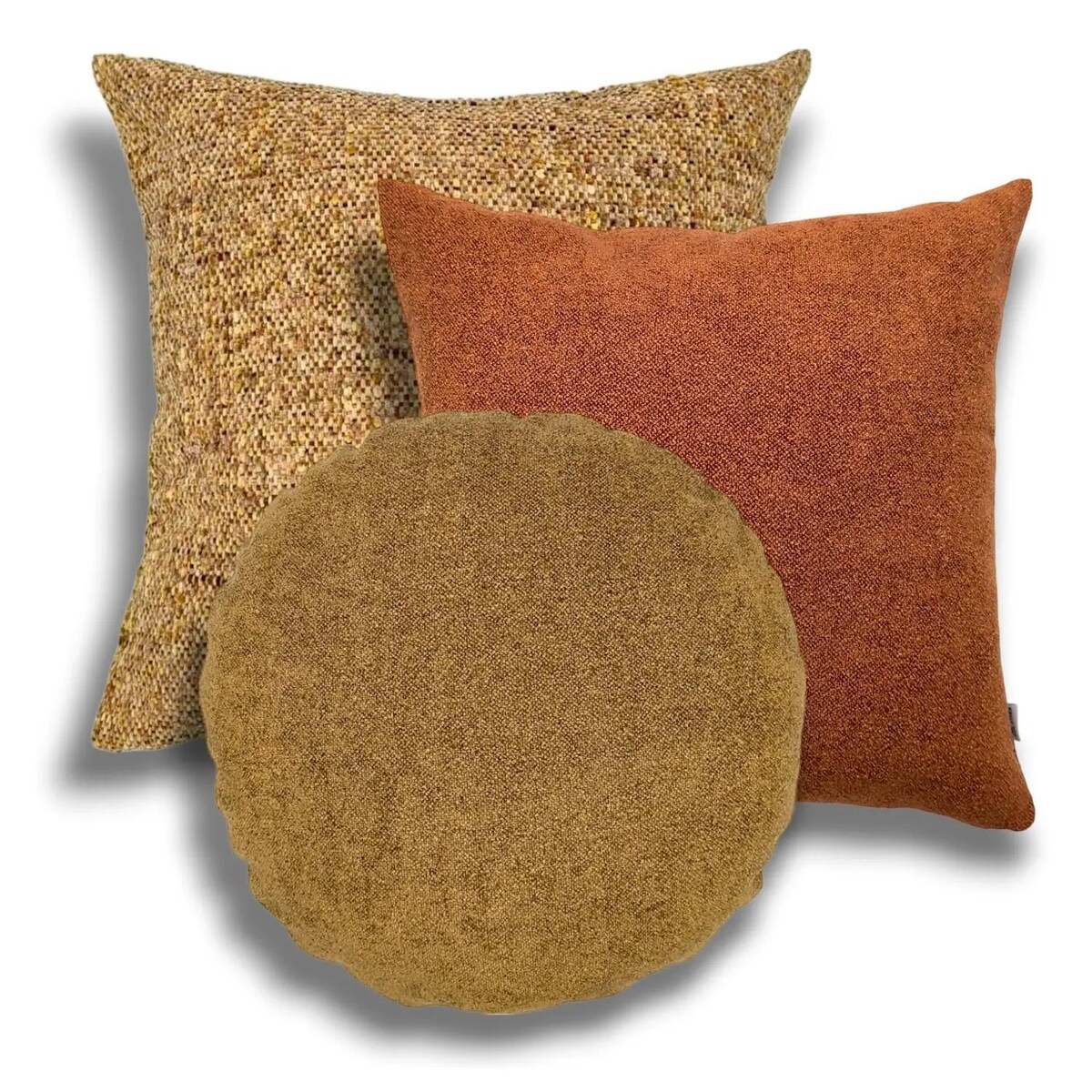 Musztardowy zestaw poduszek dekoracyjnych Ronda Fiord