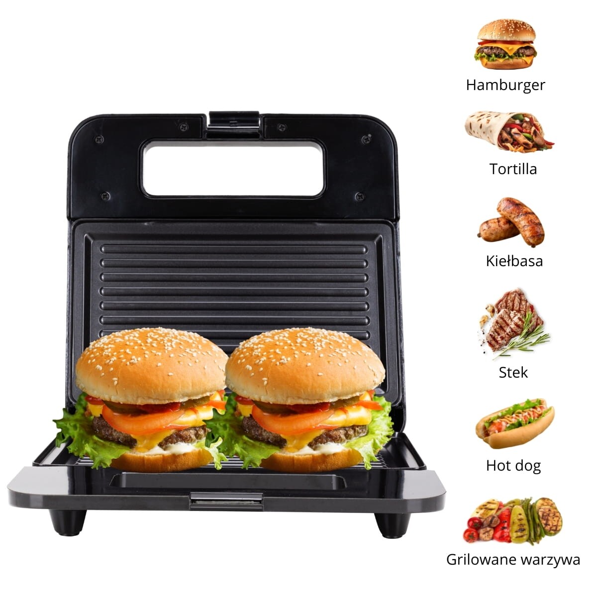 Opiekacz toster do tostów kanapek 800W KAMILLE