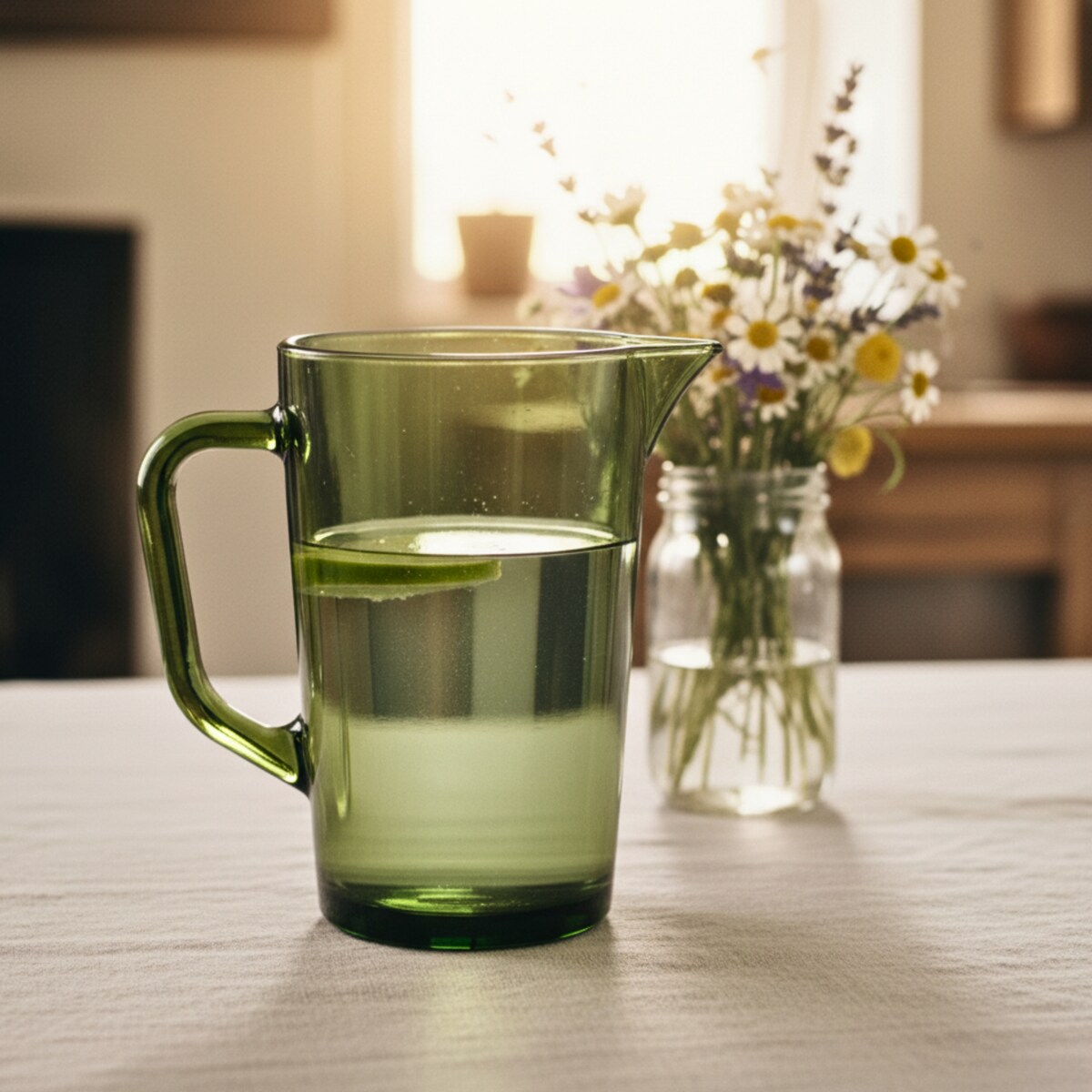 Dzbanek w stylu vintage zielony Alva Retro 1000 ml