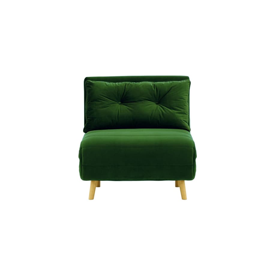 Fotel rozkładany Flic 77 cm-Velluto 10-like oak