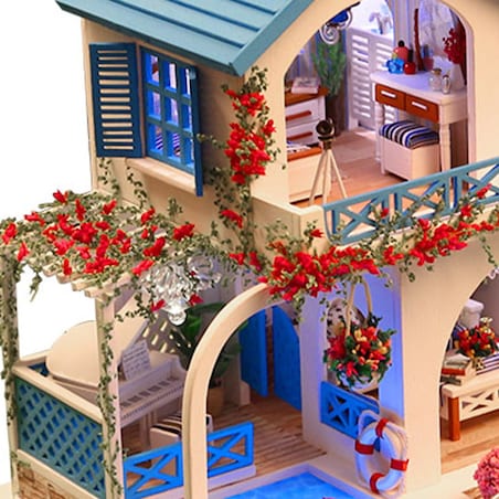 Miniaturowy domek - Pocztówka z Krety