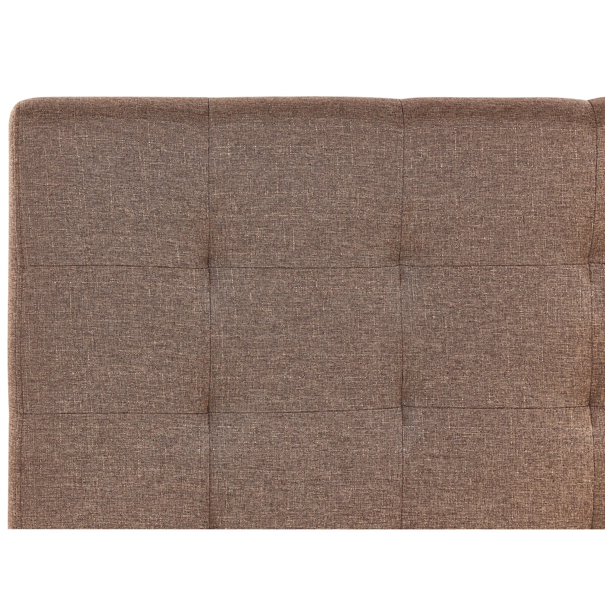 Łóżko z szufladami tapicerowane 180 x 200 cm brązowe LA ROCHELLE