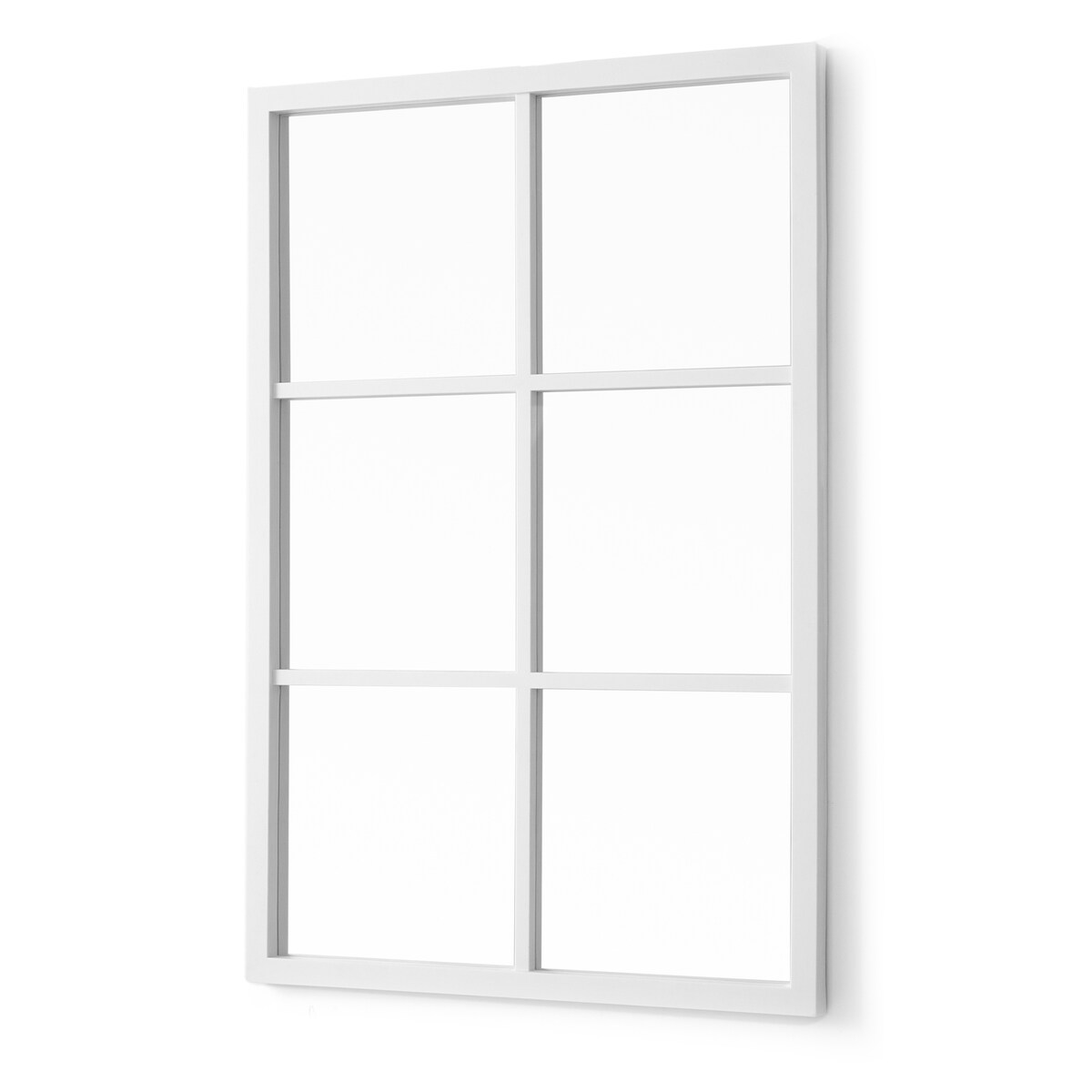 Lustro prostokątne ze szprosami, 71 x 49 cm