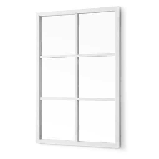 Lustro prostokątne ze szprosami, 71 x 49 cm