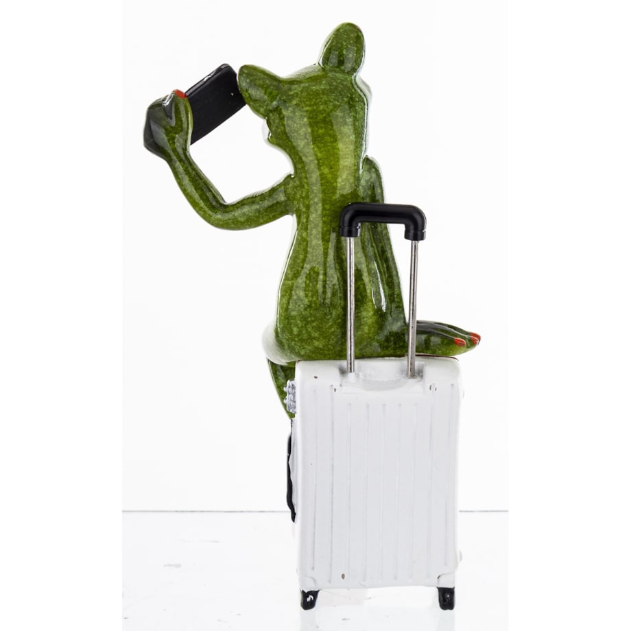 Figurka - żabka 17x8,8x7,5 cm FROGG turystka