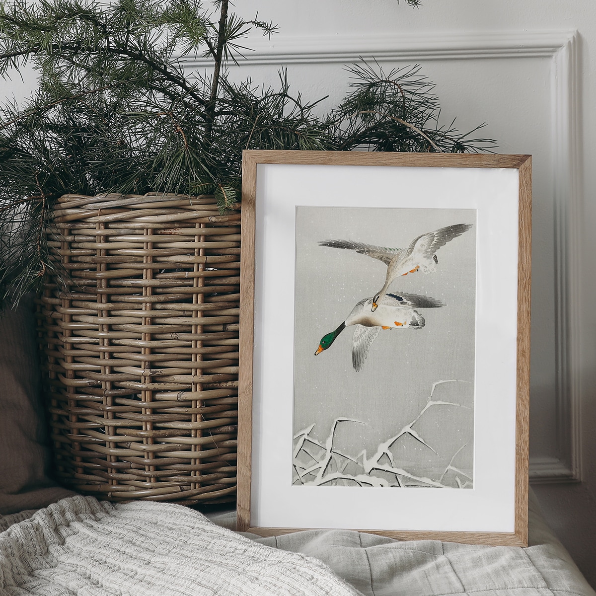 Plakat Kaczki W Locie 21x30cm