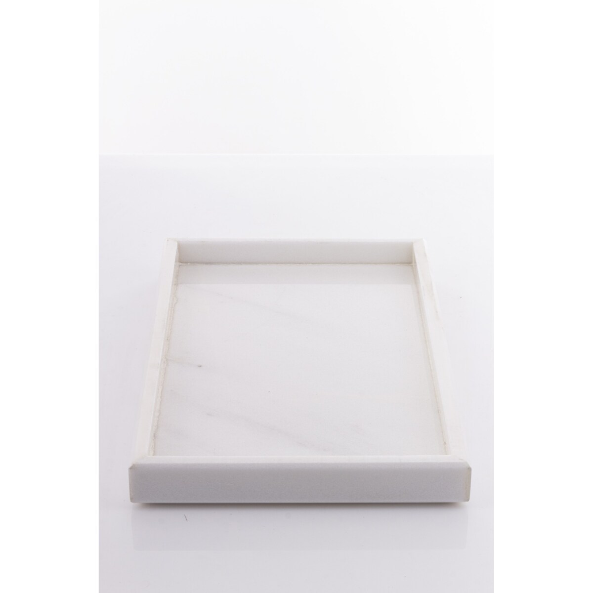 Taca dekoracyjna 30x20x3 cm MARMARILO biała