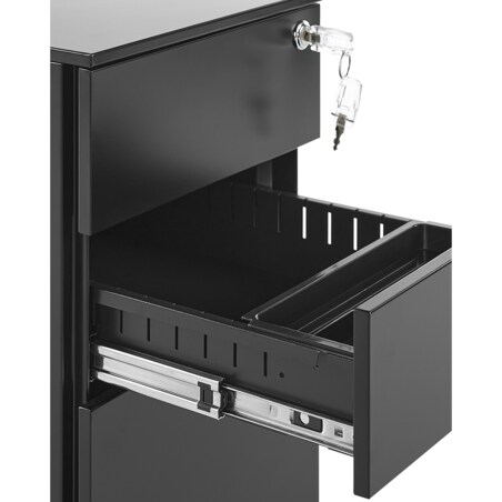 Szafka biurowa BOLSENA Metal Czarny
