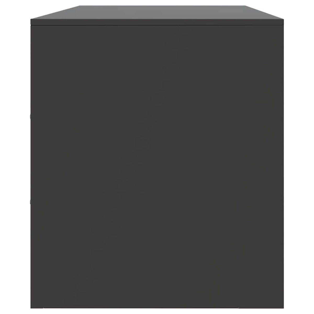 vidaXL Szafka pod telewizor, czarna, 99x39x44 cm, stalowa