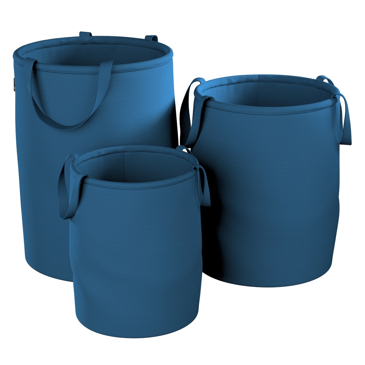 Kosz na zabawki Tobi, morski niebieski, 30x40cm, Cotton Story