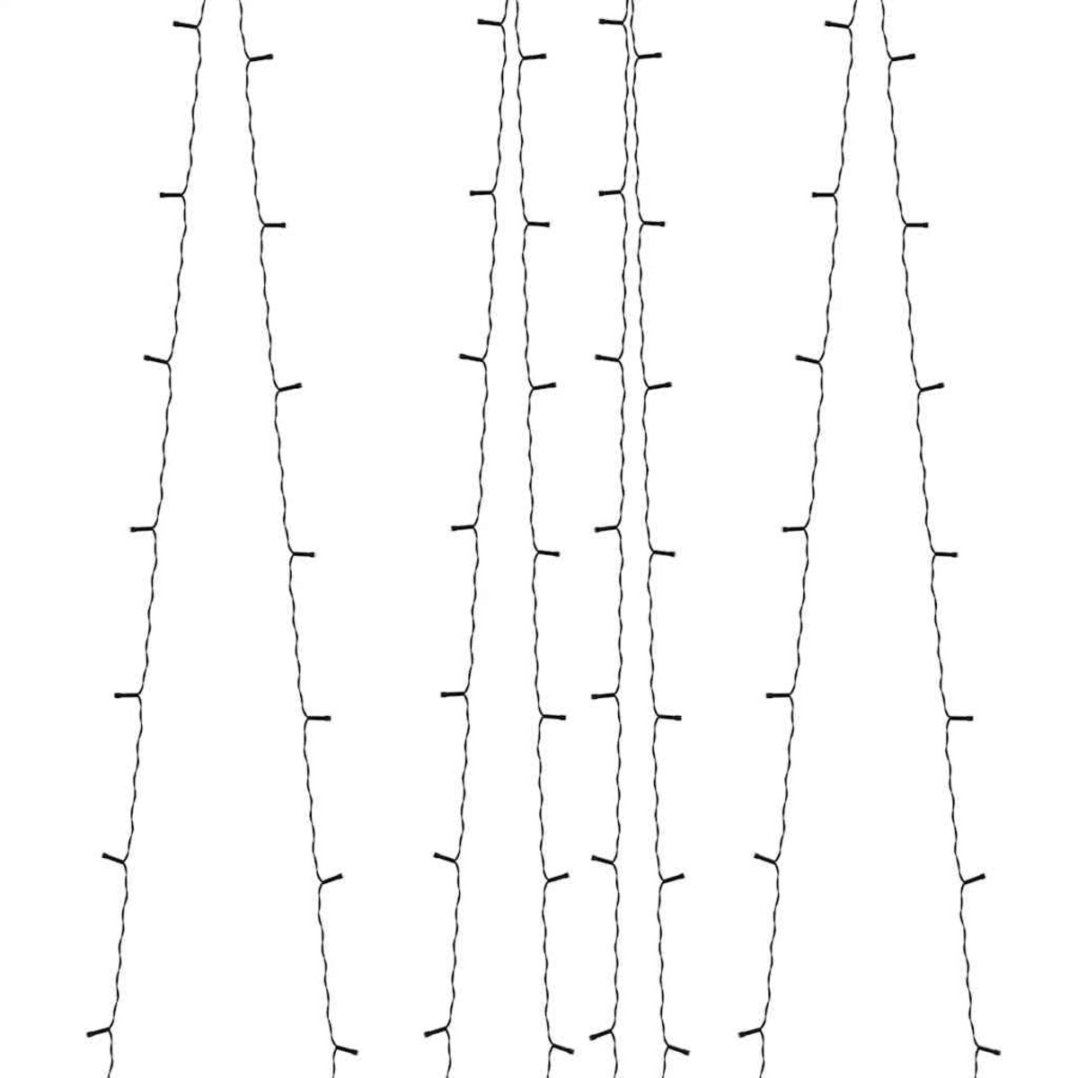 vidaXL Solarne lampki dekoracyjne, 5 szt., 5x200 LED, ciepłe białe