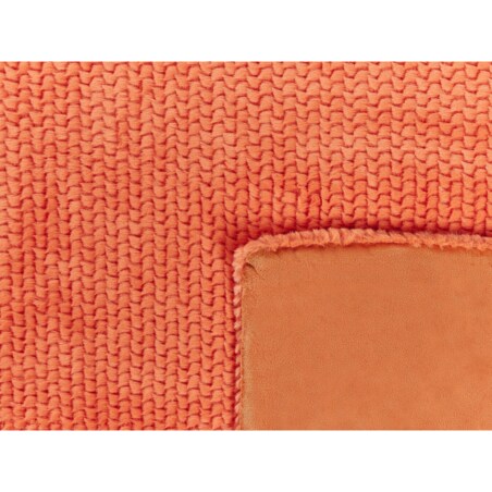 Koc 150 x 200 cm pomarańczowy BJAS
