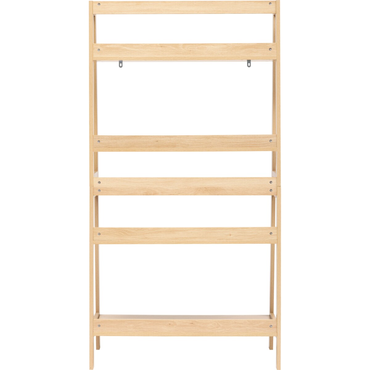 Regał na książki otwarty z 5 półkami ABANA, 76 x 43 x 146 cm