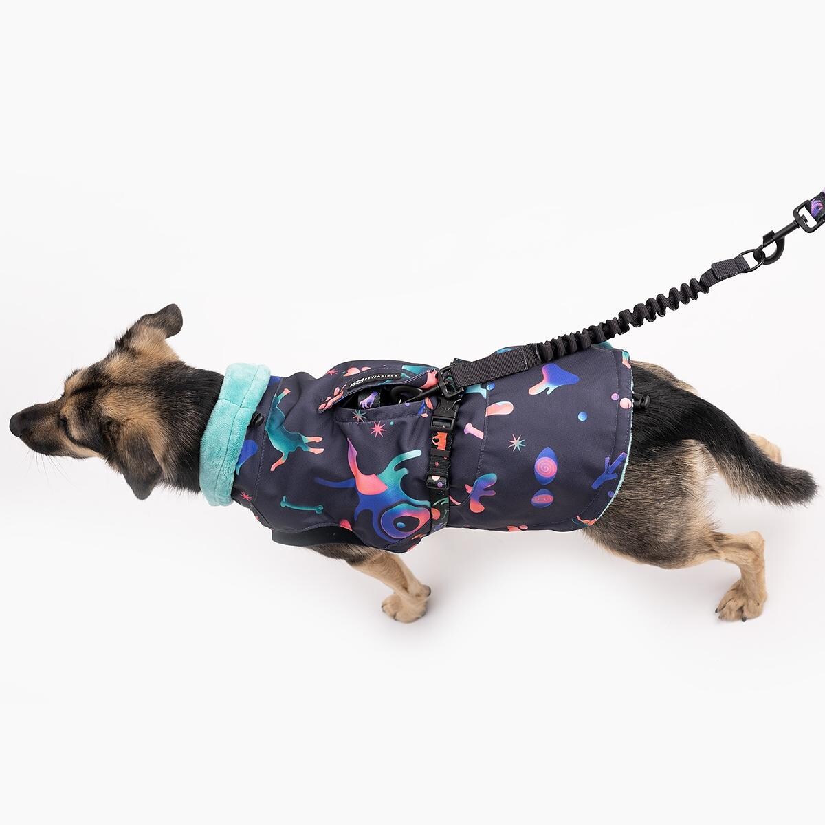 Kurtka dla psa "Psychodelia" - Rozmiar: XS