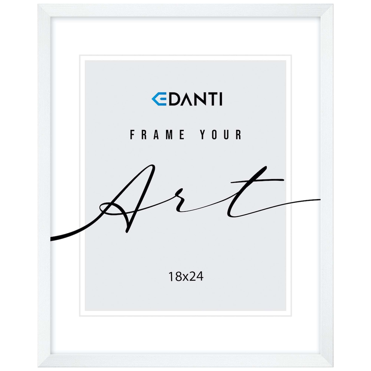 Ramka Na Zdjęcia 18X24 Cm Plakaty Rama Na Nóżce Stojąca Dekoracja Biała