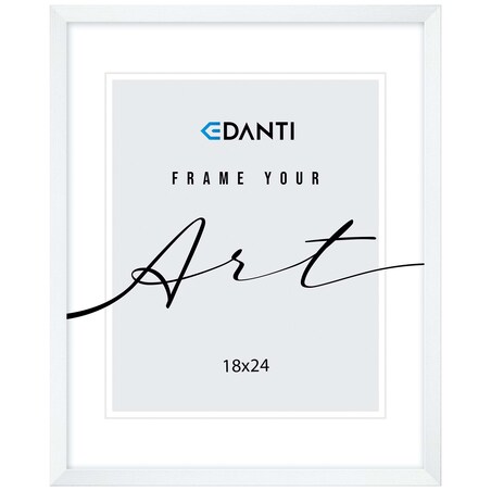 Ramka Na Zdjęcia 18X24 Cm Plakaty Rama Na Nóżce Stojąca Dekoracja Biała