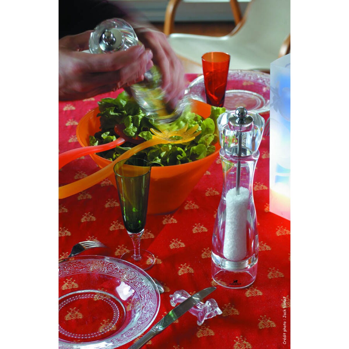 Młynek do pieprzu Vittel akryl, 23 cm, Peugeot