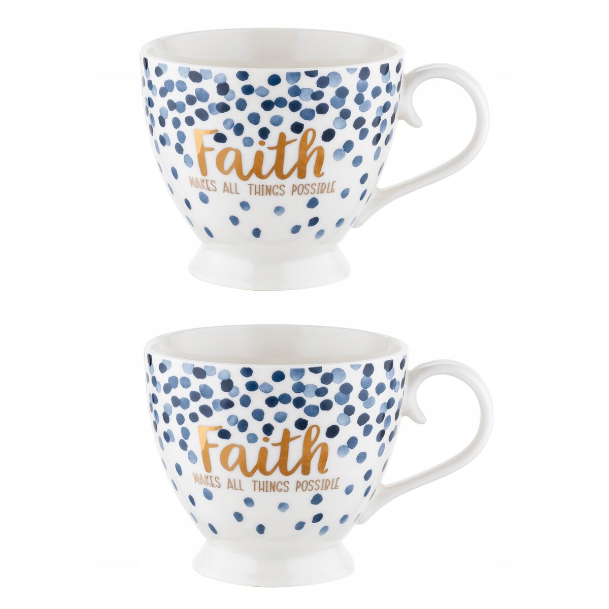 2x KUBEK NA NÓŻCE 440 ml filiżanka na kawę herbatę napoje latte