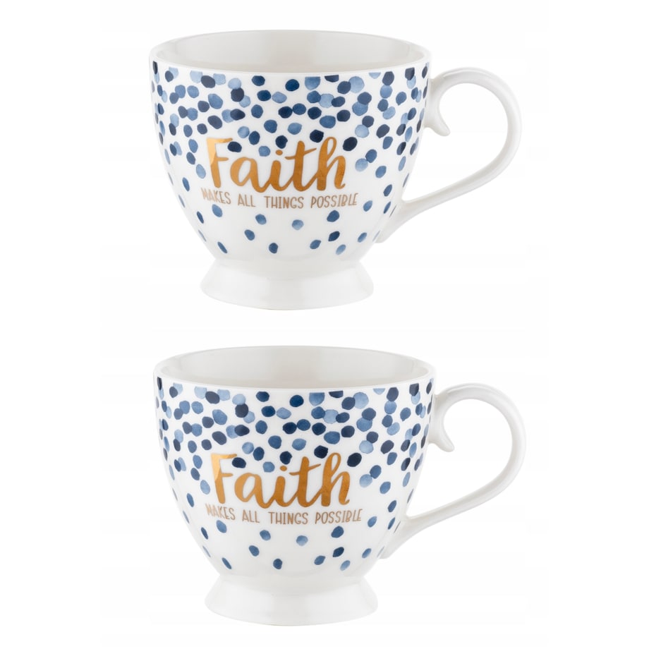 2x KUBEK NA NÓŻCE 440 ml filiżanka na kawę herbatę napoje latte