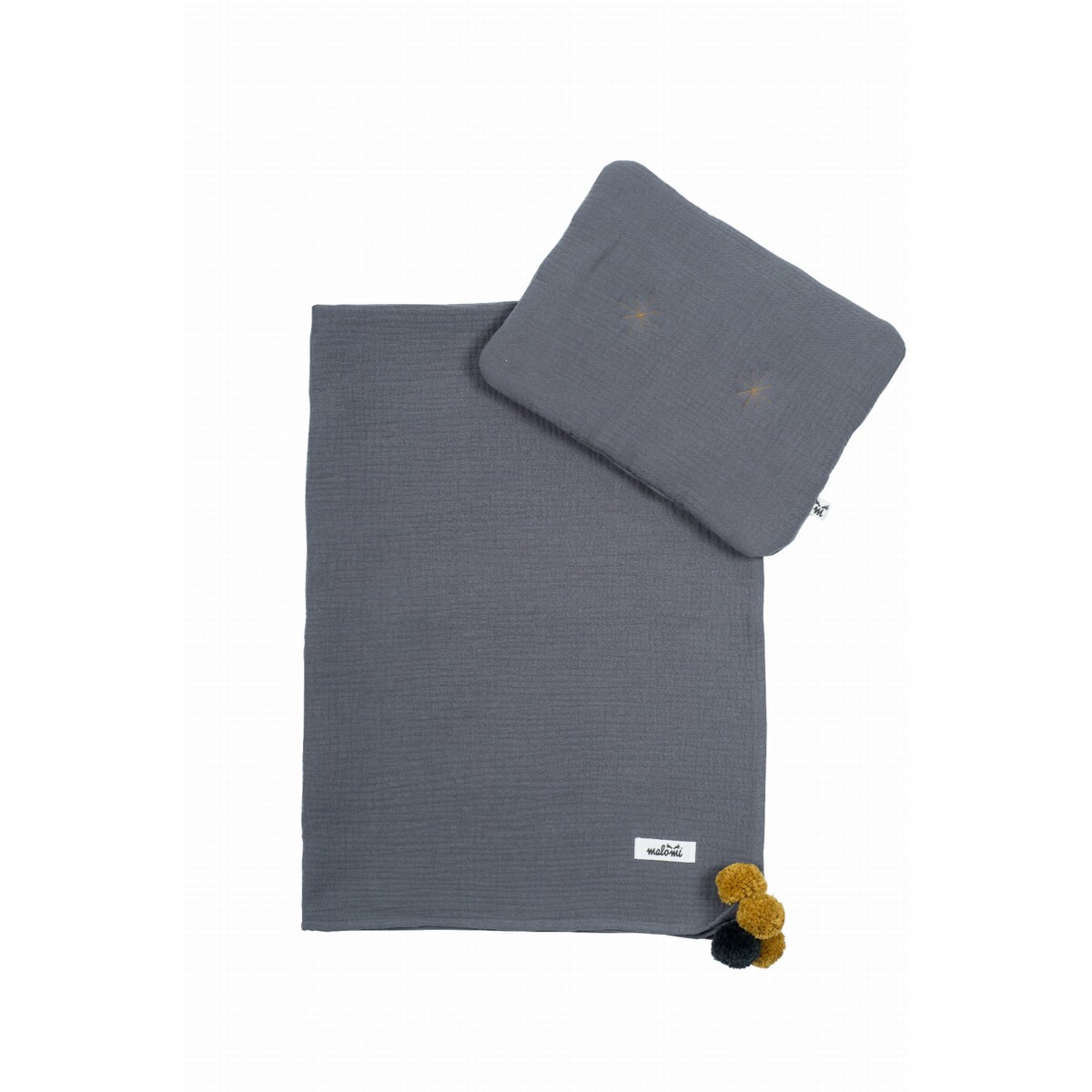 Poduszka muślinowa grey