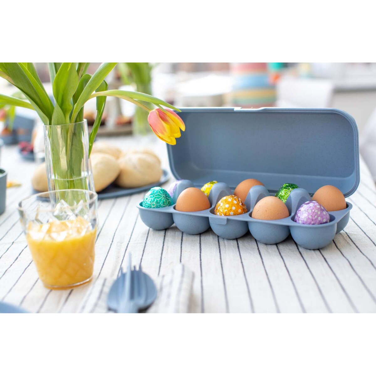 Pojemnik na jajka EGGS TO GO, na 10 jajek, KOZIOL