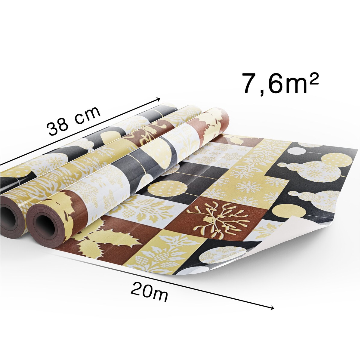 Papier Przentowy do pakowania prezentów 20 METRÓW MEGAROLKA Świąteczny Do Paczek Szwedzka Jakość