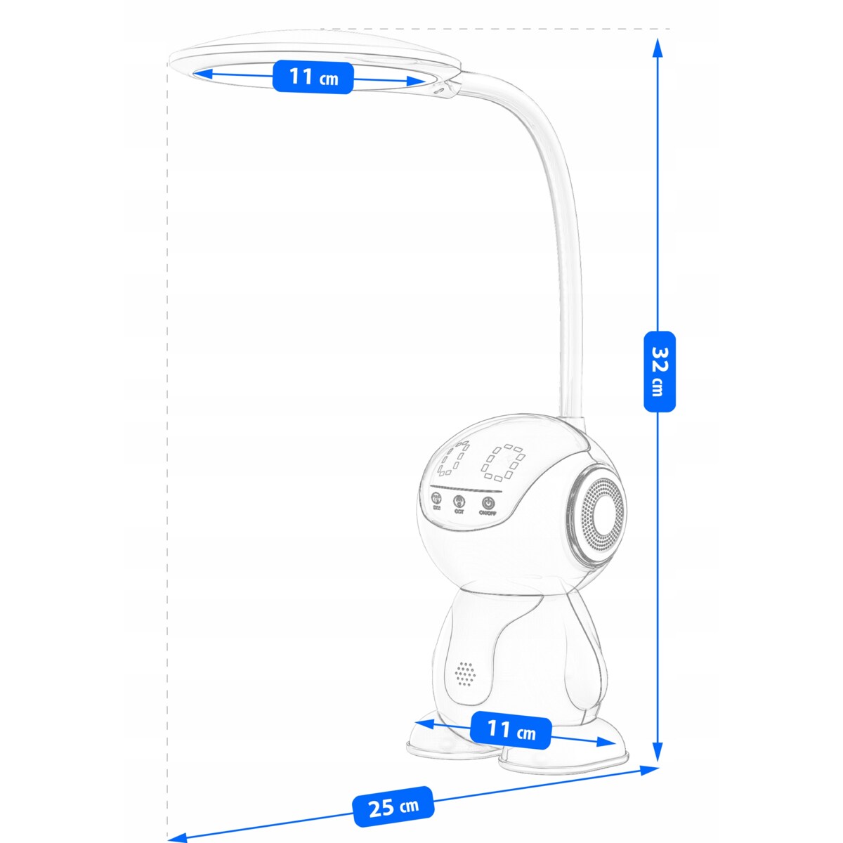 LAMPKA BIURKOWA dla dzieci NA BIURKO stołowa LED
